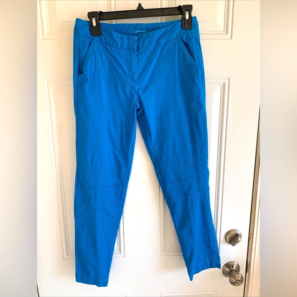 Derek Lam For Design Nation Women's‎ Pants Atlantic Blue Size 2 Stretch